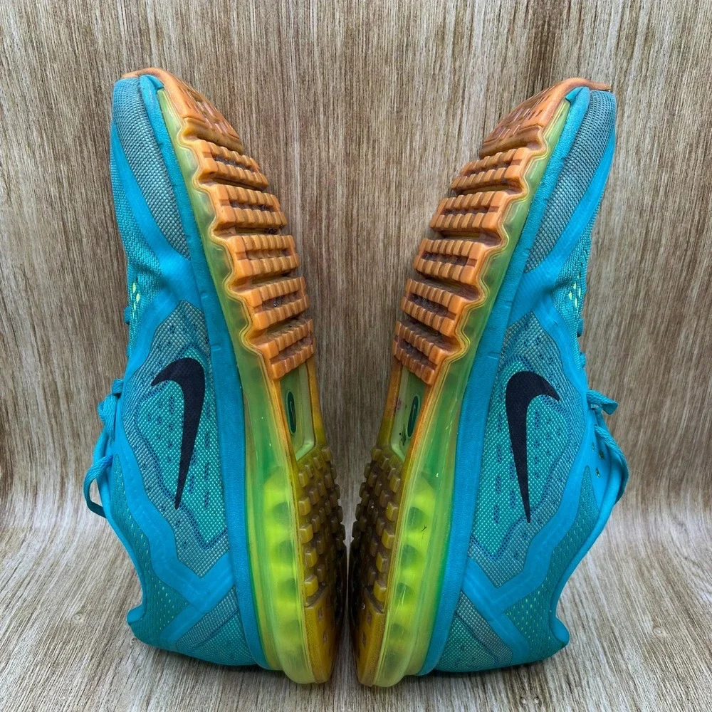 Nike Air Max 2014 Men's Size 15 Turbo Green Volt Running Shoes 621077-301